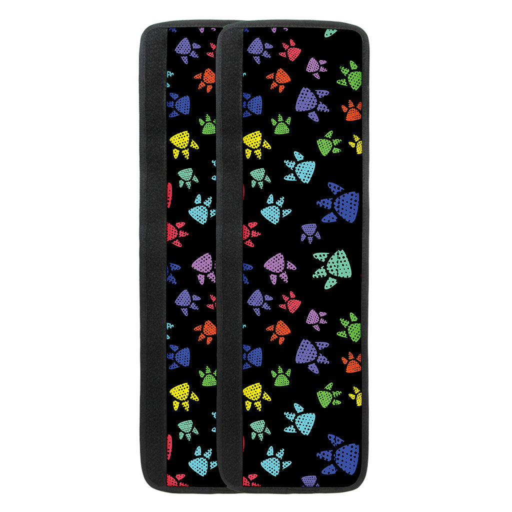 Cute Dino Footprint Pattern Print Refrigerator Handle Covers