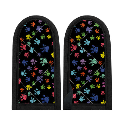 Cute Dino Footprint Pattern Print Skillet Handle Cover
