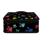 Cute Dino Footprint Pattern Print Small Lunch Bag