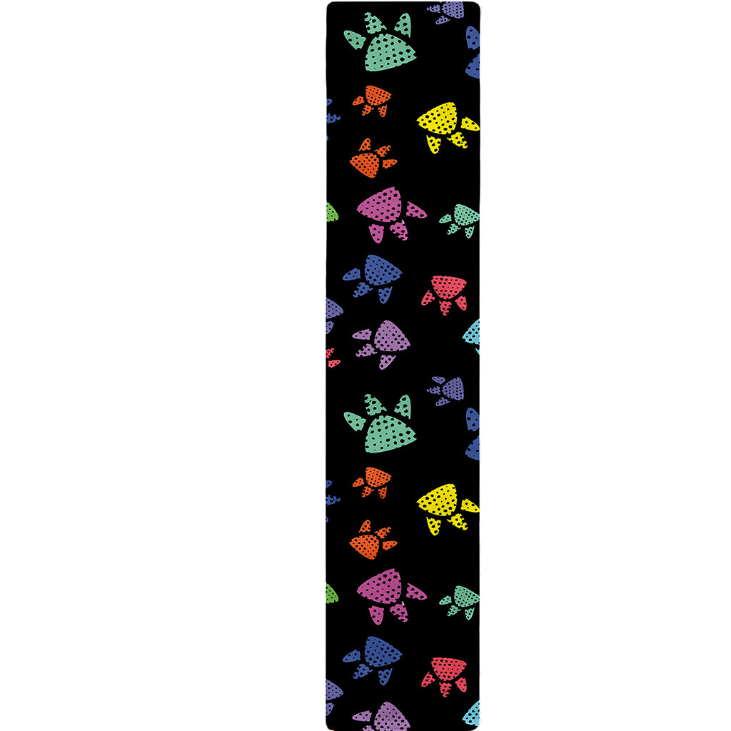 Cute Dino Footprint Pattern Print Table Runner