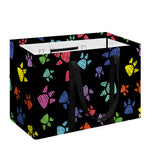 Cute Dino Footprint Pattern Print Utility Tote Bag