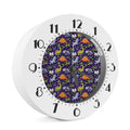 Cute Dino Halloween Pattern Print Alarm Clock