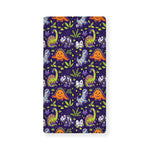 Cute Dino Halloween Pattern Print Baby Crib Sheet