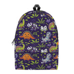 Cute Dino Halloween Pattern Print Backpack