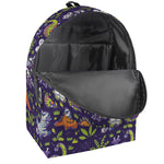Cute Dino Halloween Pattern Print Backpack