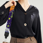 Cute Dino Halloween Pattern Print Bag Strap