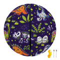 Cute Dino Halloween Pattern Print Basketball
