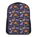 Cute Dino Halloween Pattern Print Casual Backpack