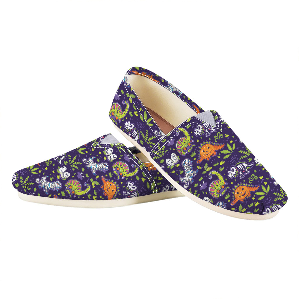 Cute Dino Halloween Pattern Print Casual Shoes