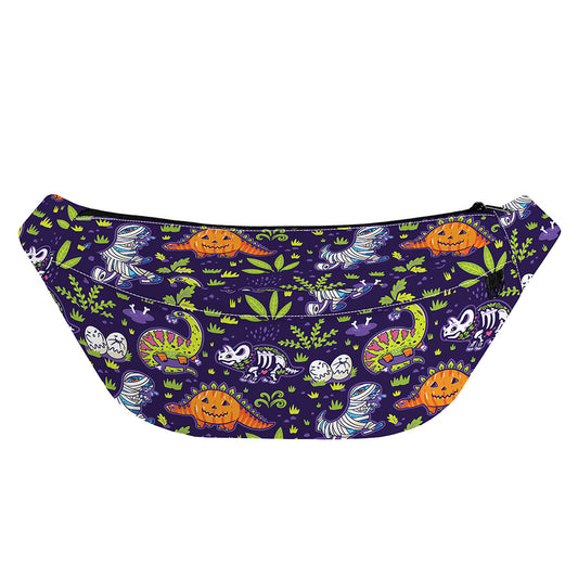 Cute Dino Halloween Pattern Print Fanny Pack