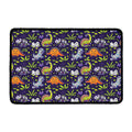 Cute Dino Halloween Pattern Print Kitchen Mat
