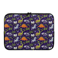 Cute Dino Halloween Pattern Print Laptop Sleeve