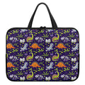Cute Dino Halloween Pattern Print Laptop Sleeve With Handle