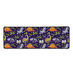 Cute Dino Halloween Pattern Print Long Kitchen Mat
