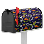 Cute Dino Halloween Pattern Print Mailbox Cover