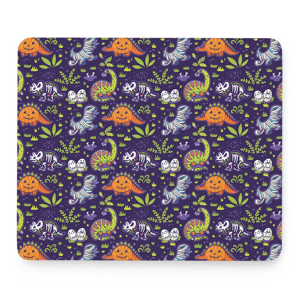Cute Dino Halloween Pattern Print Mouse Pad