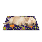 Cute Dino Halloween Pattern Print Pet Cooling Mat Cover