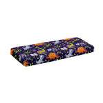 Cute Dino Halloween Pattern Print Piano Keyboard Cover