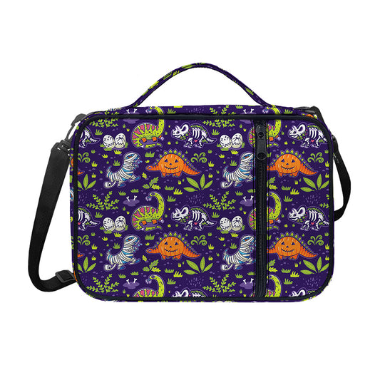 Cute Dino Halloween Pattern Print Shoulder Strap Bible Bag