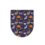 Cute Dino Halloween Pattern Print Toilet Lid Cover