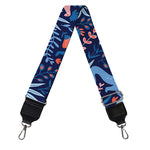 Cute Dino Leaves And Flowers Print Bag Strap