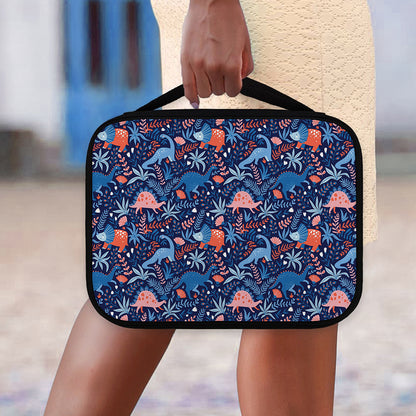 Cute Dino Leaves And Flowers Print Classic Bible Case