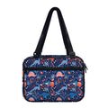 Cute Dino Leaves And Flowers Print Double Strap Bible Bag