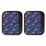 Cute Dino Leaves And Flowers Print Handle Covers
