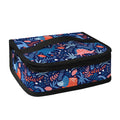 Cute Dino Leaves And Flowers Print Small Lunch Bag