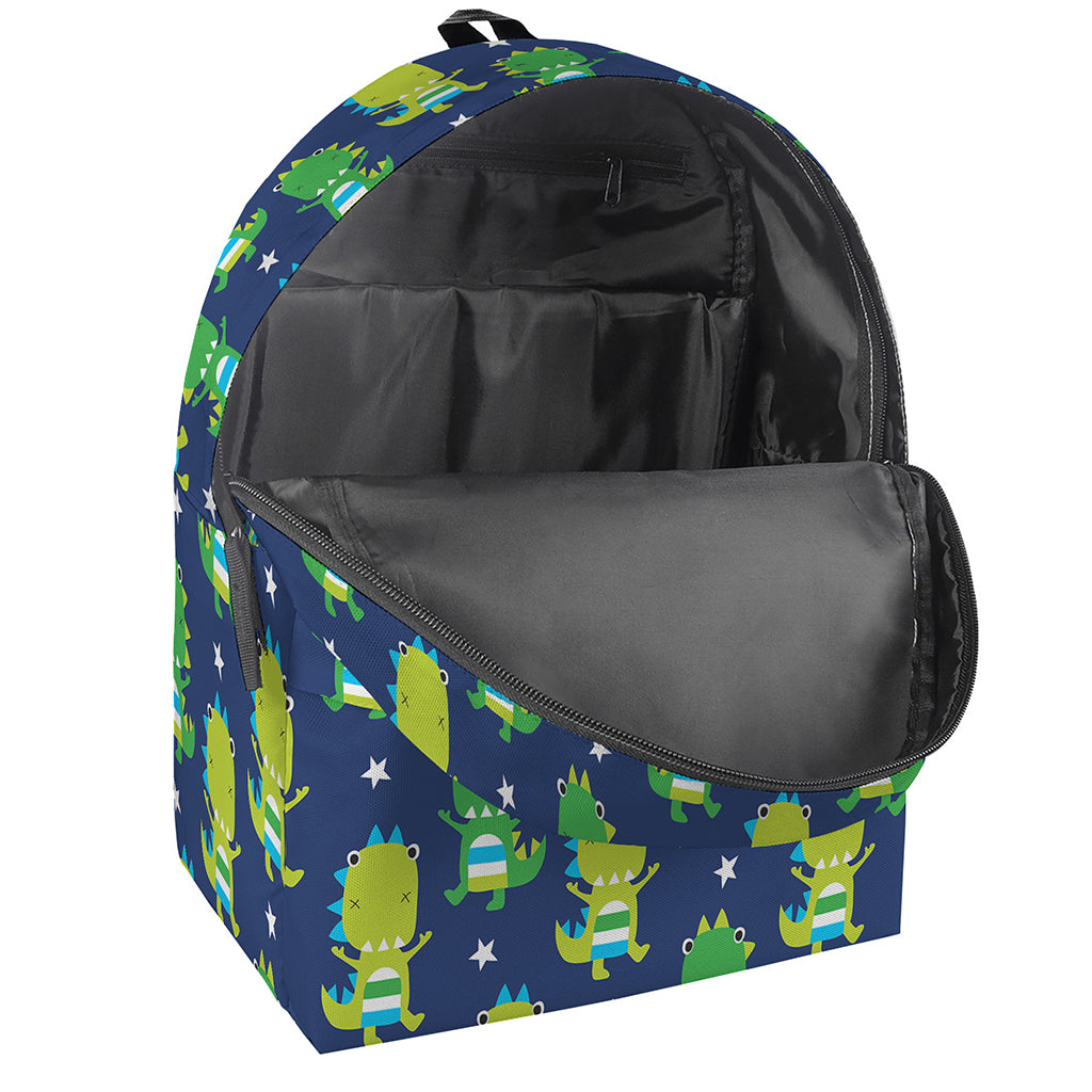 Cute Dino T-Rex Pattern Print Backpack