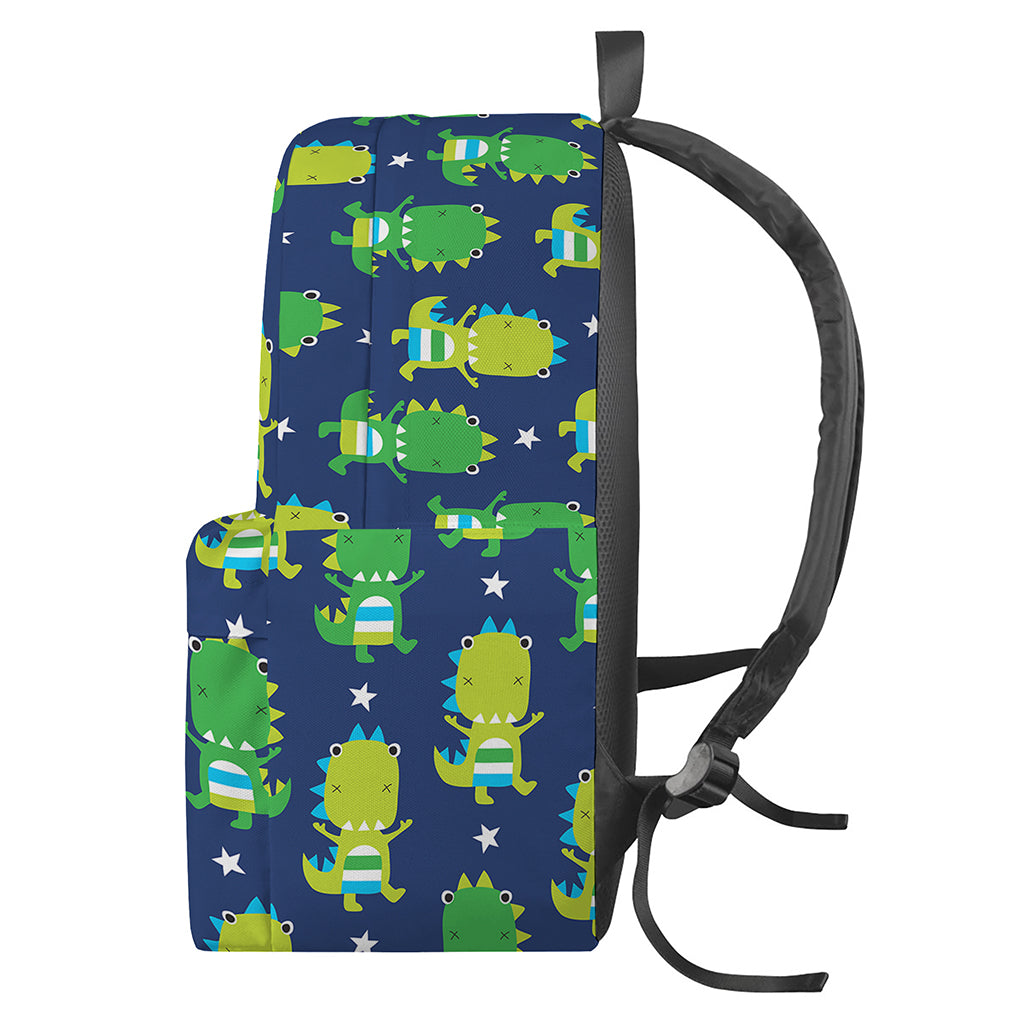 Cute Dino T-Rex Pattern Print Backpack