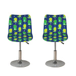Cute Dino T-Rex Pattern Print Bar Stool Covers