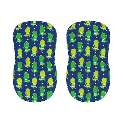 Cute Dino T-Rex Pattern Print Bar Stool Covers