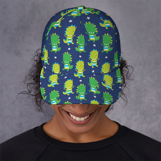 Cute Dino T-Rex Pattern Print Baseball Cap