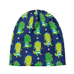 Cute Dino T-Rex Pattern Print Beanie