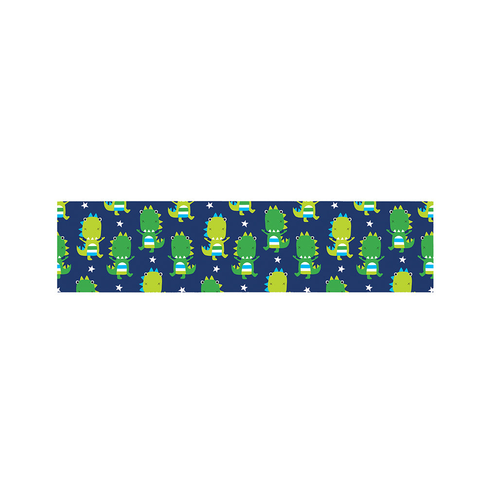 Cute Dino T-Rex Pattern Print Bed Runner