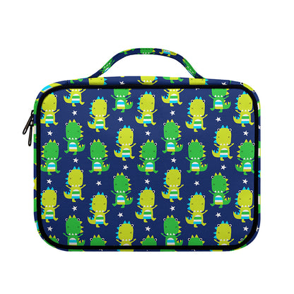 Cute Dino T-Rex Pattern Print Briefcase Bible Bag