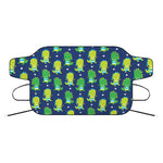 Cute Dino T-Rex Pattern Print Car Windshield Snow Cover