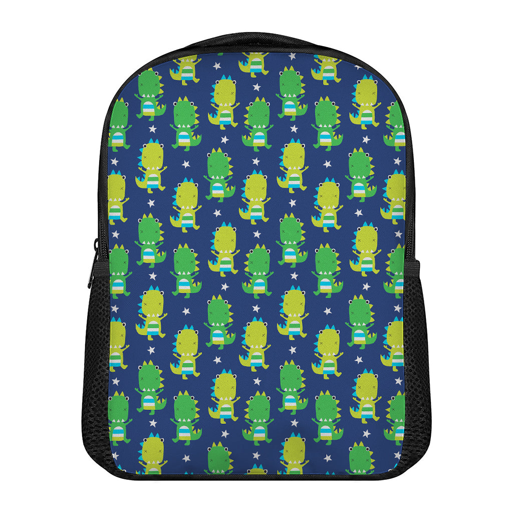 Cute Dino T-Rex Pattern Print Casual Backpack