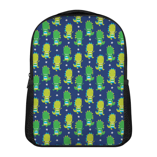 Cute Dino T-Rex Pattern Print Casual Backpack