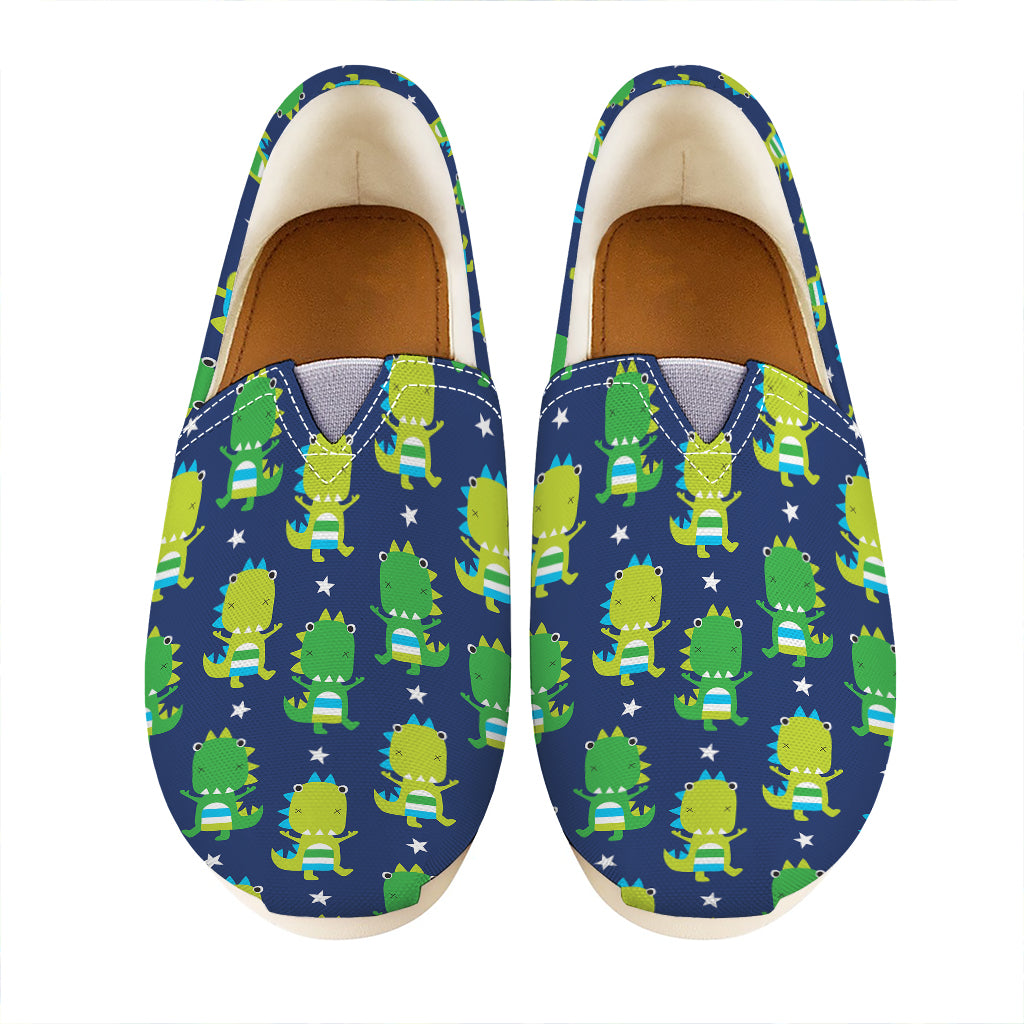 Cute Dino T-Rex Pattern Print Casual Shoes