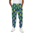 Cute Dino T-Rex Pattern Print Cotton Sweatpants