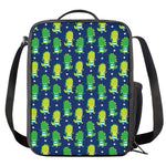 Cute Dino T-Rex Pattern Print Crossbody Lunch Bag