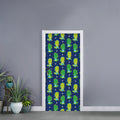 Cute Dino T-Rex Pattern Print Door Sticker
