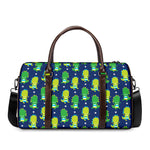 Cute Dino T-Rex Pattern Print Duffle Bag