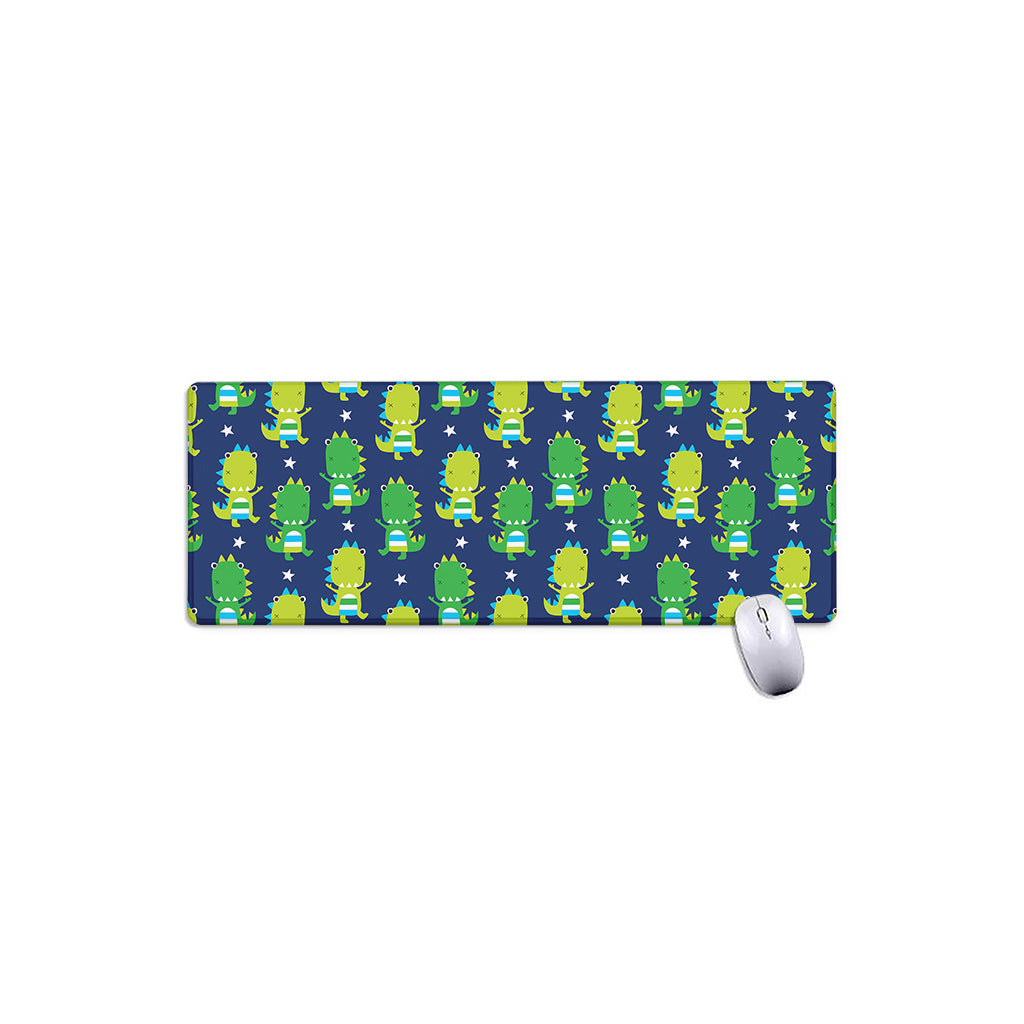 Cute Dino T-Rex Pattern Print Extended Mouse Pad
