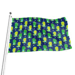 Cute Dino T-Rex Pattern Print Flag
