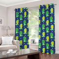 Cute Dino T-Rex Pattern Print Grommet Curtains