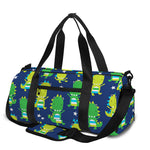 Cute Dino T-Rex Pattern Print Gym Bag