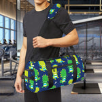 Cute Dino T-Rex Pattern Print Gym Bag